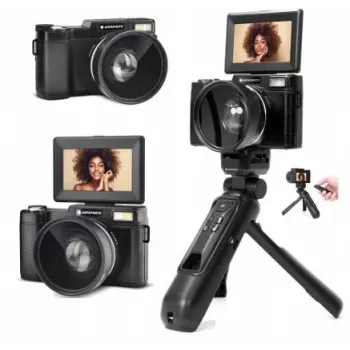 AgfaPhoto VLG-4K vlogkit met 24MP 4K-camera en afstandsbediening