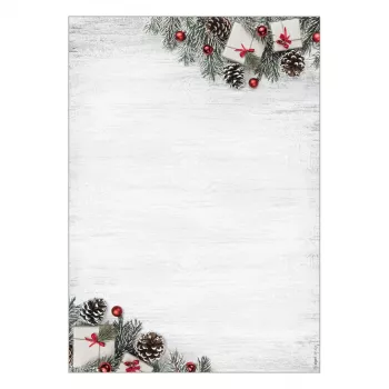 SIGEL DP416 kerstpapier Scandinavisch kerstmotief DIN A4 90 g/m² 100 vel
