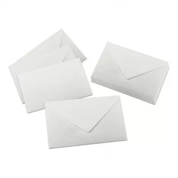 Sigel DU701 C6 witte papieren enveloppen, 24-pack, zelfklevend, 80 g/m², geschikt voor laser- en inkjetprinters