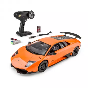 Carson 1:14 Lamborghini Murcielago LP670-4 SV 2.4GHz RTR RC auto - oranje