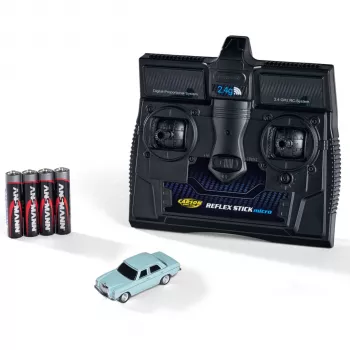 Tamiya Carson 1:87 Mercedes-Benz 200/8 2.4GHz 100% RTR RC auto blauw