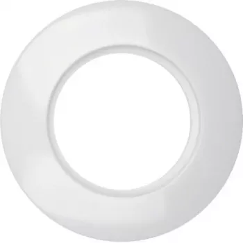 Hager WTD3100WG 1-voudig afdekraam, serie 1930, polarwit glanzend