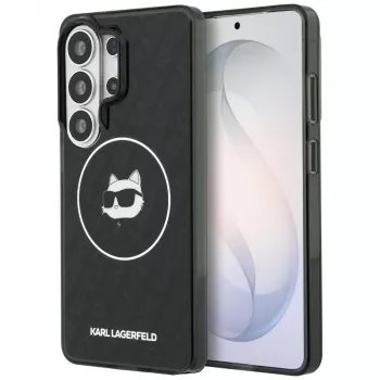 Karl Lagerfeld IML Repeated Choupette MagSafe-hoesje voor Samsung Galaxy S26 Ultra, zwart