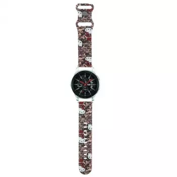 Hello Kitty universele siliconen armband graffiti roze 22 mm