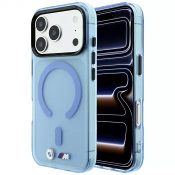 BMW M IML Frosted MagSafe-hoesje voor iPhone 18 Pro / 17 Pro - Blauw