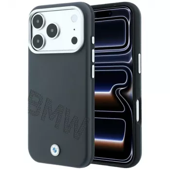 BMW Sign Inclined Deboss Letters MagSafe-hoesje voor iPhone 18 Pro Max / 17 Pro Max - Grijs