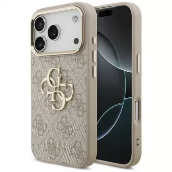 GUESS 4G Big Classic Logo hoesje voor Apple iPhone 17 Pro / 18 Pro - Roségoud