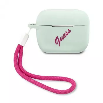GUESS Vintage siliconenhoes voor AirPods Pro - blauw fuchsia