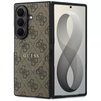 GUESS 4G Classic MagSafe-hoesje voor Samsung Galaxy Z Fold 8 Ultra - Bruin