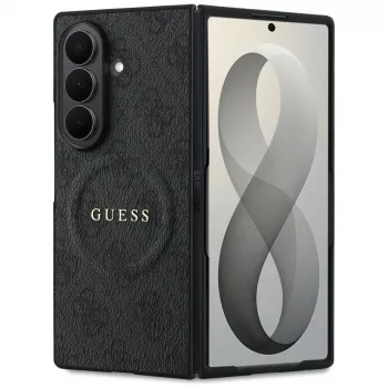 Guess 4G Classic MagSafe Hoesje voor Samsung Galaxy Z Fold 8 Ultra - Zwart