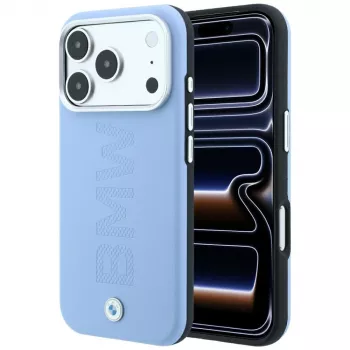 BMW Sign Centered Deboss MagSafe Hoesje voor iPhone 18 Pro / 17 Pro - Blauw