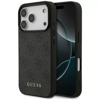 GUESS 4G Classic Achterzijde Beschermhoes voor Apple iPhone 18 Pro / 17 Pro - Zwart
