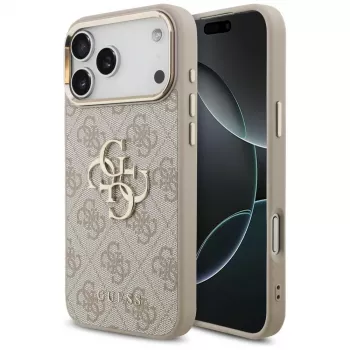 GUESS 4G Big 4G Classic Logo hoesje voor iPhone 17 Pro Max / 18 Pro Max - roségoud
