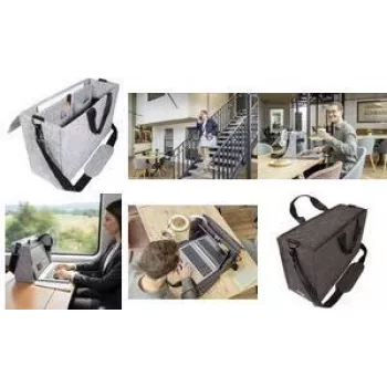SIGEL Business vilttas Desk Sharing Bag Workspace M/L van synthetisch vilt met 2 draaghengels