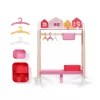 ZAPF CREATION BABY born kledingstang poppenkledingkast met opbergboxen en strijkijzers