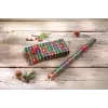 SIGEL GP122 kerstcadeaupapier bruin cut-out-stijl met afscheurstrook, 5 m x 70 cm, 80 g/m², FSC-gecertificeerd