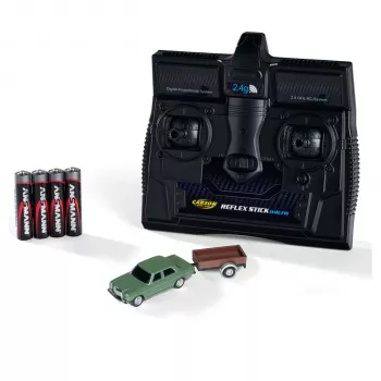 Carson 1:87 Mercedes-Benz 200/8 met aanhanger 2.4G 100% RTR groen
