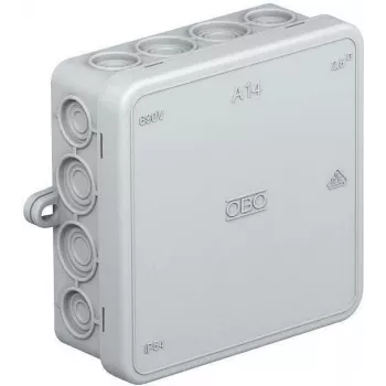 OBO A 14 lasdoos 100x100x38 mm lichtgrijs RAL 7035 IP55