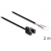 Delock vorklichtsluis 5 mm type R met 4 open kabeleinden NPN L/D omschakelbaar 2 m