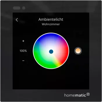 Homematic IP Glasdisplay - plus (HmIP-WGD-PL) Smart Home touch-bedieningsdisplay