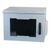 EFB Elektronik 691716IP55.2G wandbehuizing 16U 600x600mm IP55 glazen deur lichtgrijs RAL7035