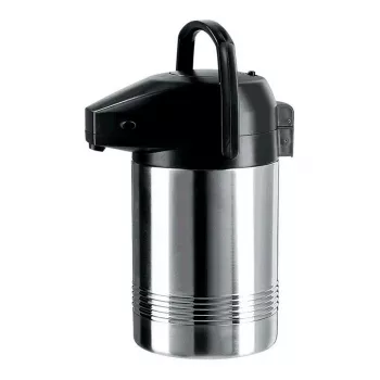 EMSA President vacuüm geïsoleerde thermoskan 3,0L RVS zwart