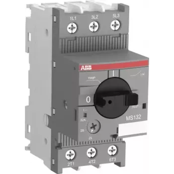 ABB MS132-25 motorbeveiligingsschakelaar, 3-polig, 25A, thermisch-magnetisch