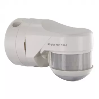 BEG RC-plus next N 280 witte bewegingsmelder met 280° detectiebereik en kruipzonebescherming