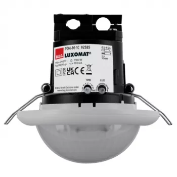 BEG LUXOMAT PD4-M-1C-DE plafondgelijkende PIR-aanwezigheidsmelder, 230 V, 2300 W, wit