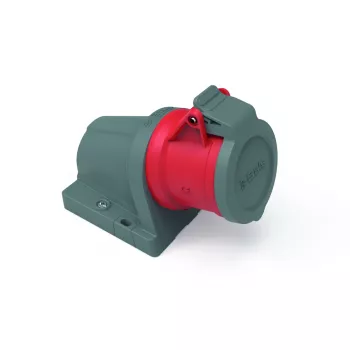 Bals INNOLINQ QC 110624 wandcontactdoos, 16 A, 5-polig, 400 V, 6h, IP44, rood