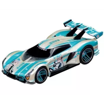 Carrera GO Kaze Dash elektrische slotcar-raceset 1:43 schaal met looping en viaduct, 2 auto's, 2 controllers, 3,6 m baan, vanaf 6 jaar