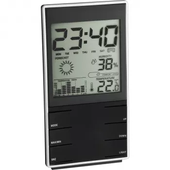 TFA 35.1102.01 draadloos weerstation met buitensensor, temperatuur, luchtvochtigheid, barometer, maanfase en weersverwachting