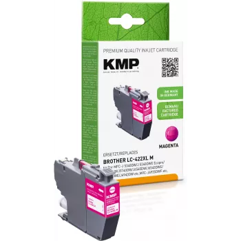 KMP gereviseerde magenta inktcartridge voor Brother MFC-J5340DW (LC422XLM, 1500 pagina's)
