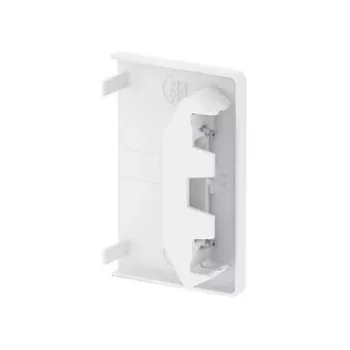 OBO BETTERMANN GKE eindstuk 70x110mm PVC zuiver wit RAL9010