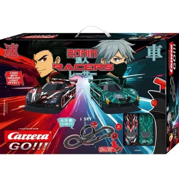 Carrera GO Ronin Racers 1:43 slotcar-racingset met loop en viaduct