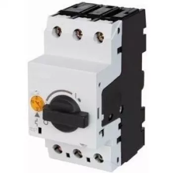 EATON PKZM0-10 motorbeveiligingsschakelaar, 3-polig, 6,3-10 A, 4 kW, draaiknop