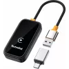 TechniSat Technicast 100 draadloze CarPlay- & Android-Auto-adapter – zwart, USB-C, plug & play