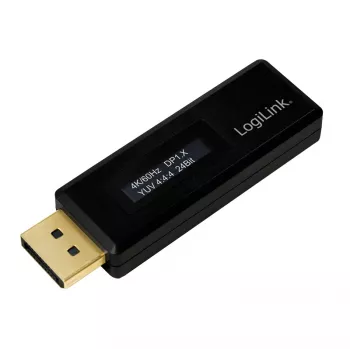 LogiLink CV0112 DisplayPort EDID-tester, zwart