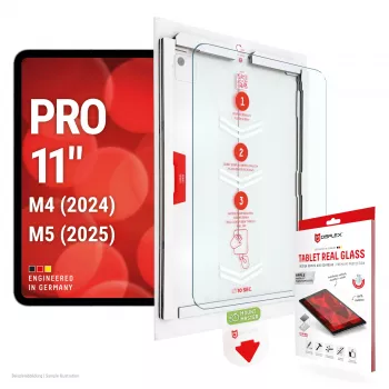 DISPLEX Tablet Real Glass iPad Pro 11 (2024/2025) displayschermfolie van E.V.I.