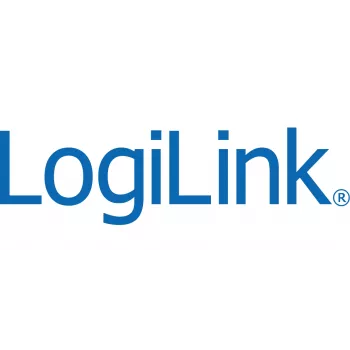 LogiLink 19 inch PDU 8x CEE 7/3 stopcontact met overspanningsbeveiliging, 1U rackmontage, 16A, 2m kabel, zwart