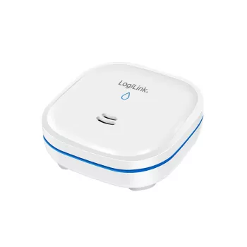 LogiLink waterdetector, 10 jaar batterijlevensduur, 85 dB alarm, wit