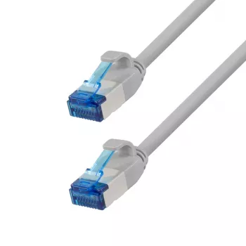 LogiLink Cat.6A slim S/FTP LSZH patchkabel, grijs, 3 m, SlimLine