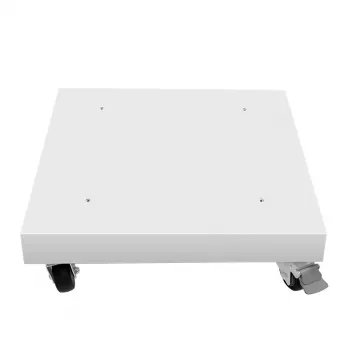 LogiLink SCS0150 rolwagenbasis voor multi-laadstations en -kasten, metaal, grijs