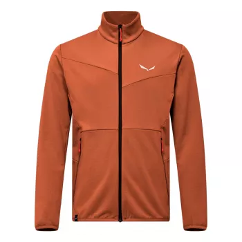 Salewa Puez Cammino heren fleecejack walnootbruin EU 48 (M) - Polarlite Alpine Trekking mid-layer