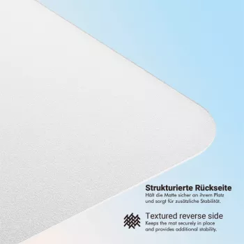 LogiLink EO0086 Bodembeschermingsmat, 117 x 120 cm, extra zacht, transparant, antislip, voor harde vloeren