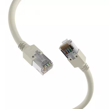 EFB Elektronik K8452.50 RJ45 patchkabel Cat.5e F/UTP LSZH, Draka UC300 TM11, 4x2 x AWG26/7, vergulde contacten, 50 m, grijs