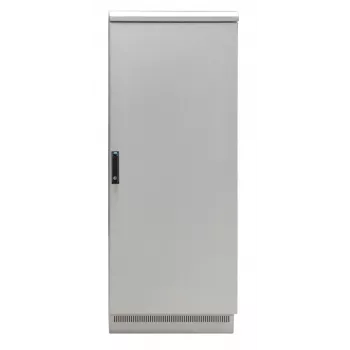 EFB ELEKTRONIK 19 inch netwerkkast 42U 800x800, IP55, met voorgemonteerde sokkel, RAL7035