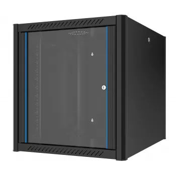 EFB Elektronik 19 inch wandkast 20U, 800 mm diepte, voorgemonteerd, RAL 9005 diepzwart