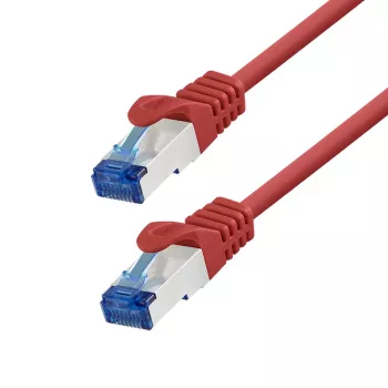LogiLink Cat.6A CCA S/FTP LSZH patchkabel, rood, 10 m, EconLine