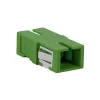 LogiLink FA01SC8 SC simplex APC glasvezeladapter, flensloos, groen, 12-pack